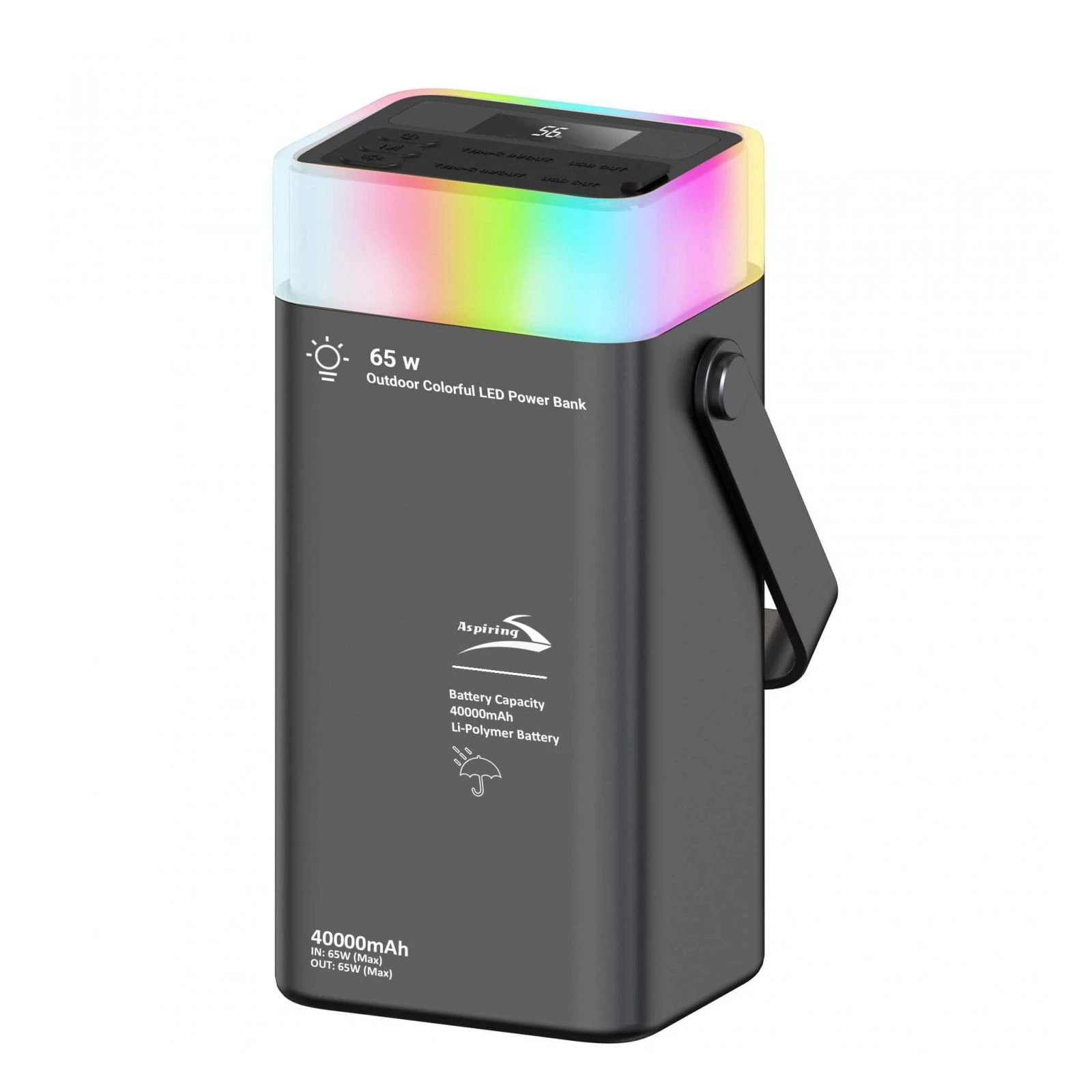 Мобільна батарея Aspiring Vigor 40 40000mAh PD/65W (PPVG.V04) (UA)