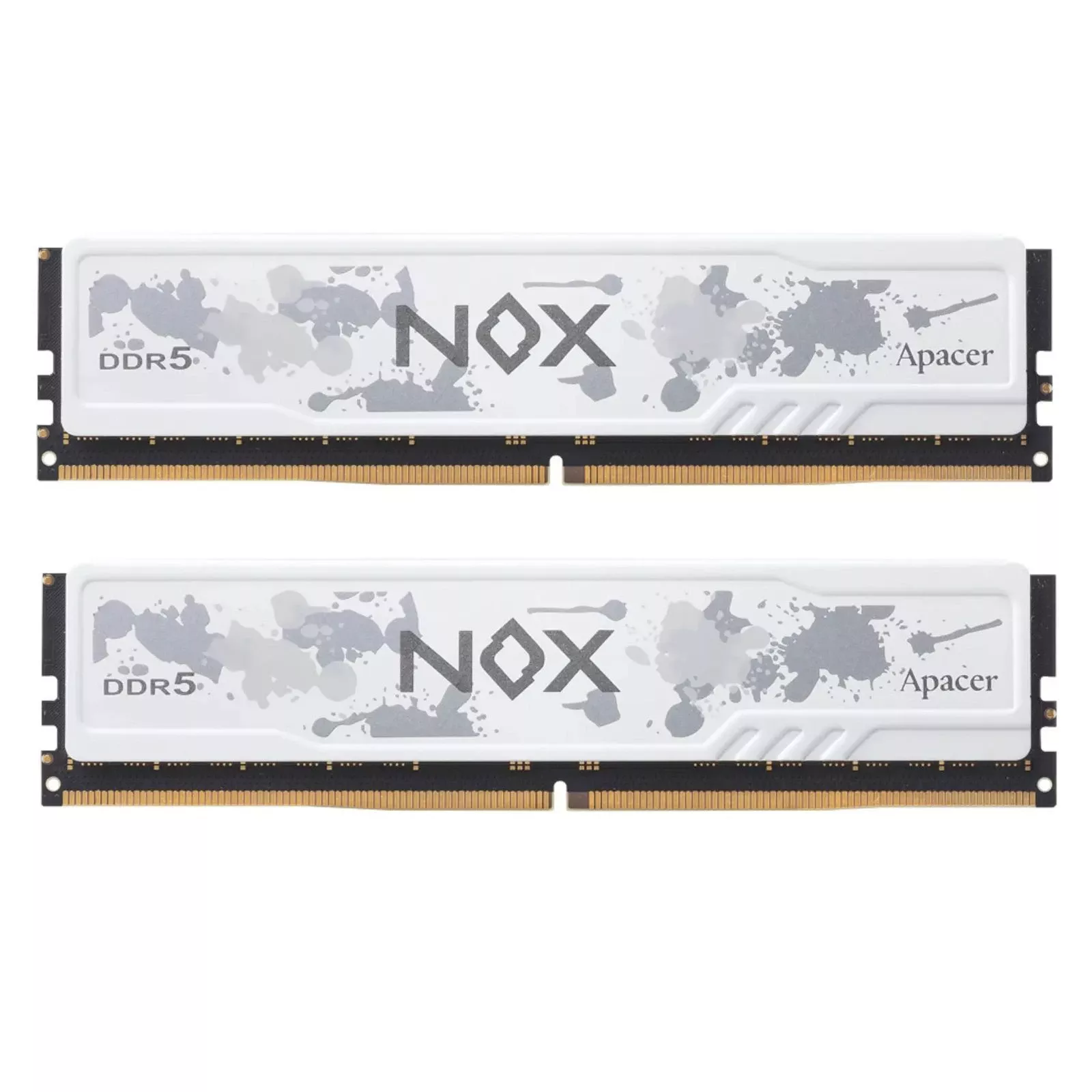 Оперативна пам'ять DDR5 32GB (2x16GB) 5200 MHz NOX White Apacer (AH5U32G52C522MWAA-2) (UA)