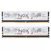 DDR5 32GB (2x16GB) 6000 MHz NOX White Apacer (AH5U32G60C622MWAA-2) (UA)