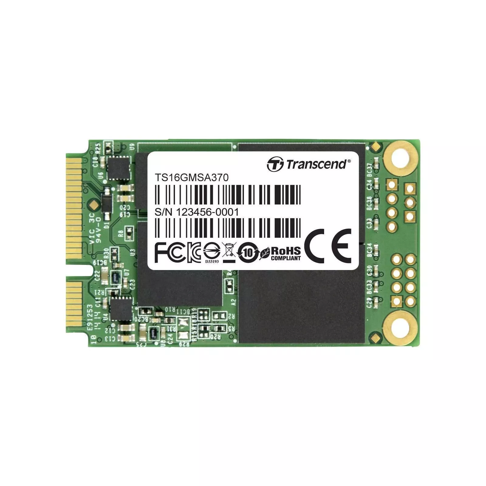 SSD диск mSATA 16GB Transcend (TS16GMSA370) (UA)