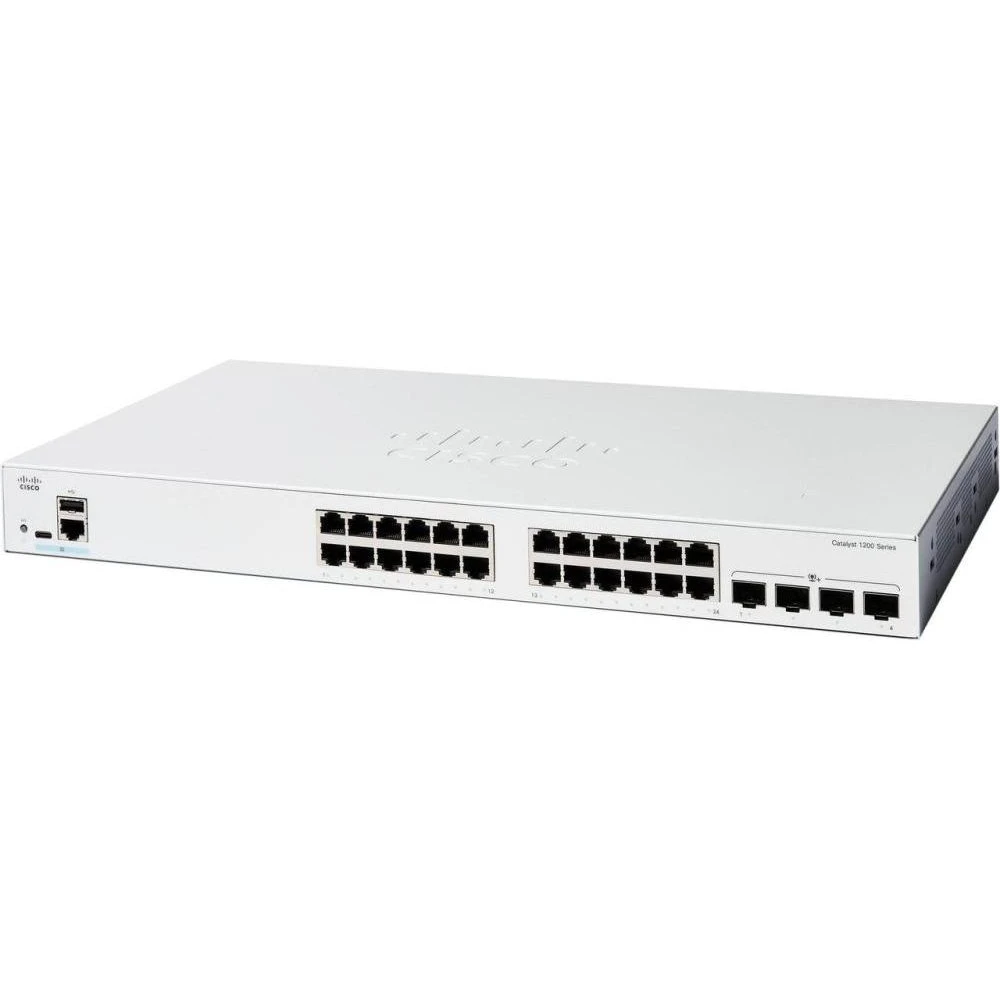 Коммутатор управляемый уровня 3 Cisco Catalyst 1200 (C1200-24T-4X) (UA)