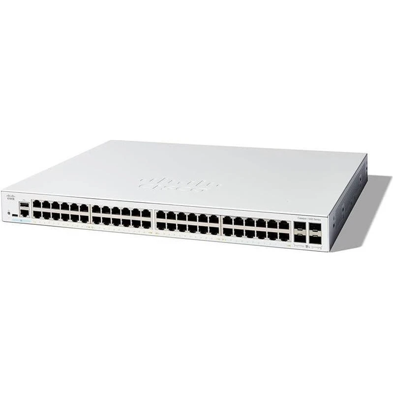 Коммутатор управляемый уровня 2 Cisco Catalyst 1200 (C1200-48T-4X) (UA)