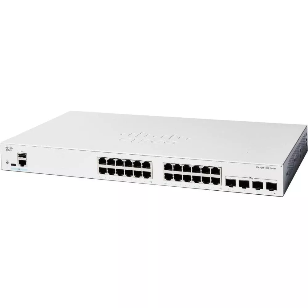 Коммутатор управляемый уровня 3 Cisco Catalyst 1200 (C1200-24T-4X) (UA)