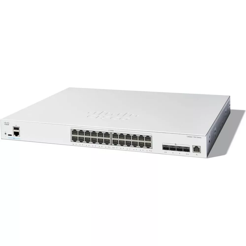 Коммутатор управляемый уровня 3 Cisco Catalyst 1300 (C1300-24XT) (UA)