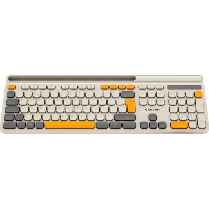 Клавіатура Canyon HKB-W03 Wireless UA Beige (CNS-HKBW03BG) (UA)