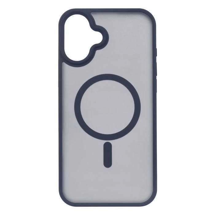 Чехол для мобильного телефона 2E iPhone 16 Plus Soft Touch MagSafe Cover dark blue (2E-IPH-16PL-OCLS-DB) (UA)