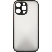 Чохол для мобільного телефону Dengos Matte iPhone 14 Pro Max (black) (DG-TPU-MATT-126) (UA)