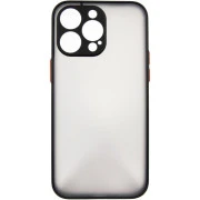 Чохол для мобільного телефону Dengos Matte iPhone 15 Pro Max (black) (DG-TPU-MATT-133) (UA)