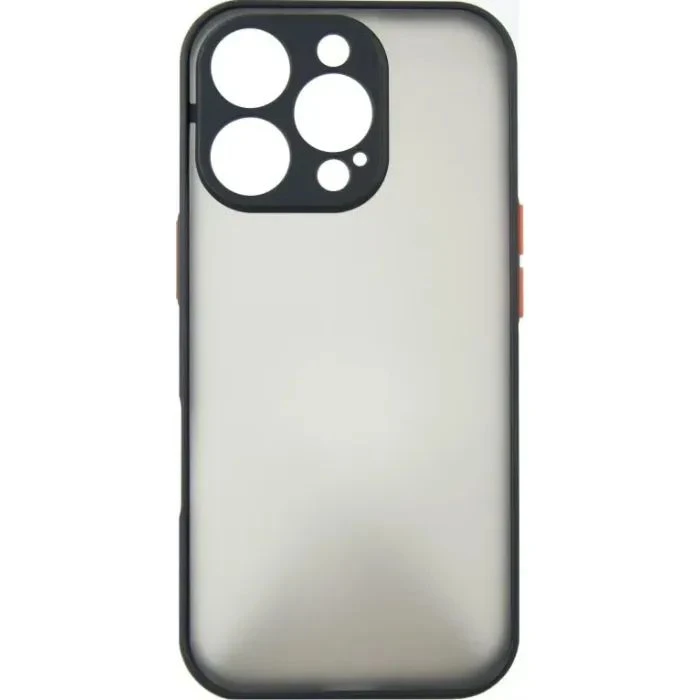 Чохол для мобільного телефону Dengos Matte iPhone 16 Pro (black) (DG-TPU-MATT-150) (UA)