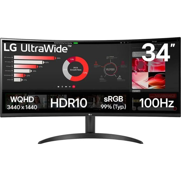 Монітор LG 34WR50QK-B (UA)