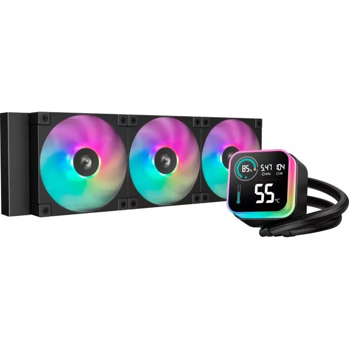 Система рідинного охолодження Deepcool LQ360 Black (R-LQ360-BKLSMW-G-1) (UA)
