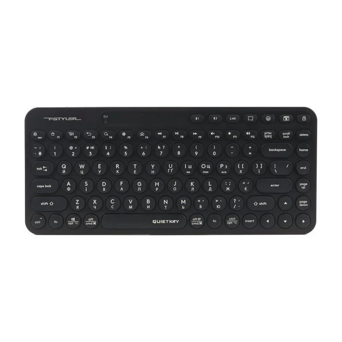 Клавіатура A4Tech FBK36C Wireless/Bluetooth Black (4711421000222) (UA)