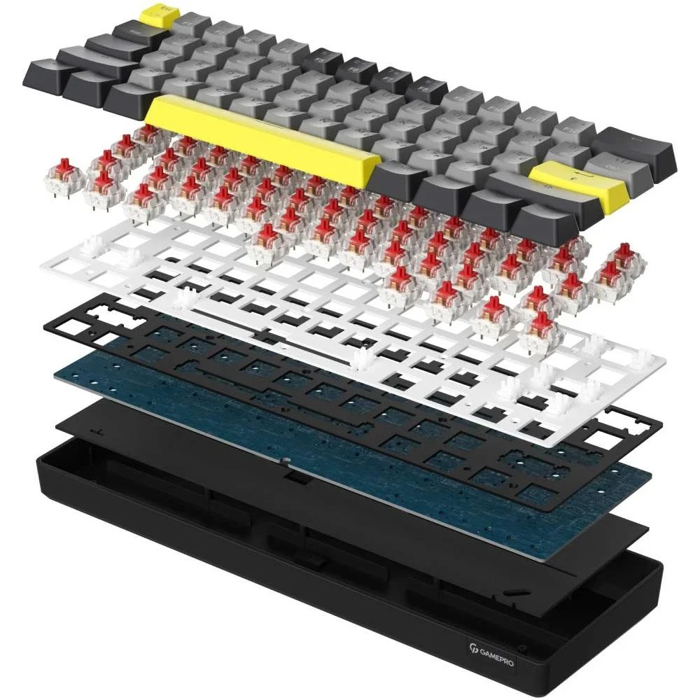 Клавіатура GamePro MK130G Pro Outemu Red Switch Hot-Swap RGB Black (UA)