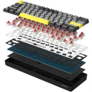 GamePro MK130G Pro Outemu Red Switch Hot-Swap RGB Black (UA)