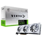 GeForce RTX 5080 16GB GDDR7 Ventus 3X OC White MSI (GeForce RTX 5080 16G VENTUS 3X OC WHITE)