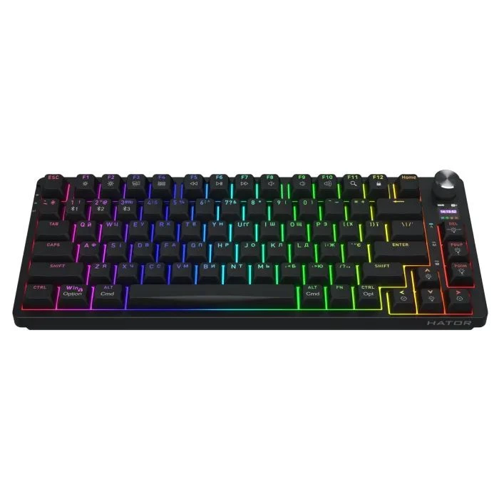 Клавіатура Hator Icefall Pro Wireless/Bluetooth/USB Black (HTK450UA) (UA)