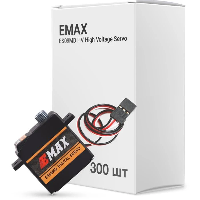 Сервопривід для дрона Emax ES09MD HV High Voltage Servo упаковка 300 шт. (0102003042) (UA)