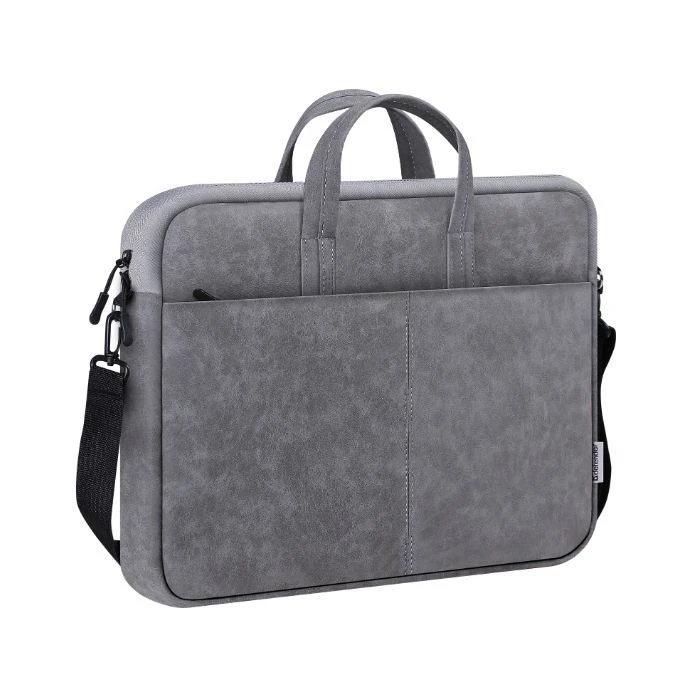 Сумка для ноутбука Defender 15.6 Solid PU сірого кольору (26088) (UA)