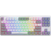 Hator Rockfall 3 Mecha TKL QMK/VIA Orange Wireless White (HTK851UA) (UA)