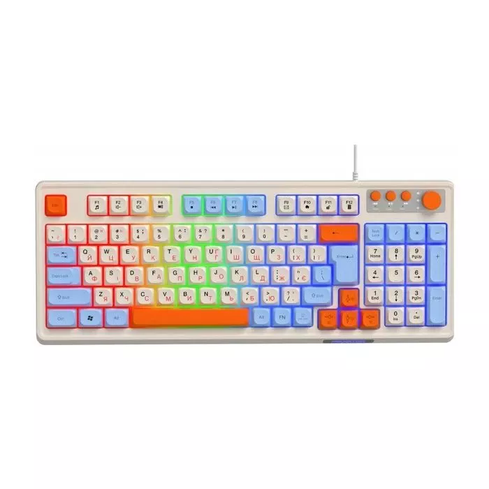 Клавіатура Maxxter KBG-3C01-UA USB UA (KBG-3C01-UA) (UA)