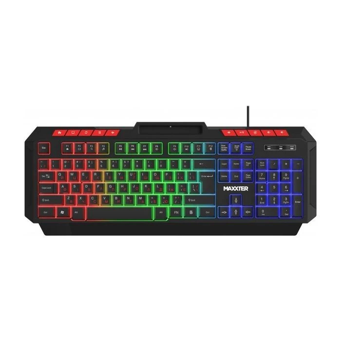 Клавиатура Maxxter KBG-UML-02B-UA USB UA Black (KBG-UML-02B-UA) (UA)