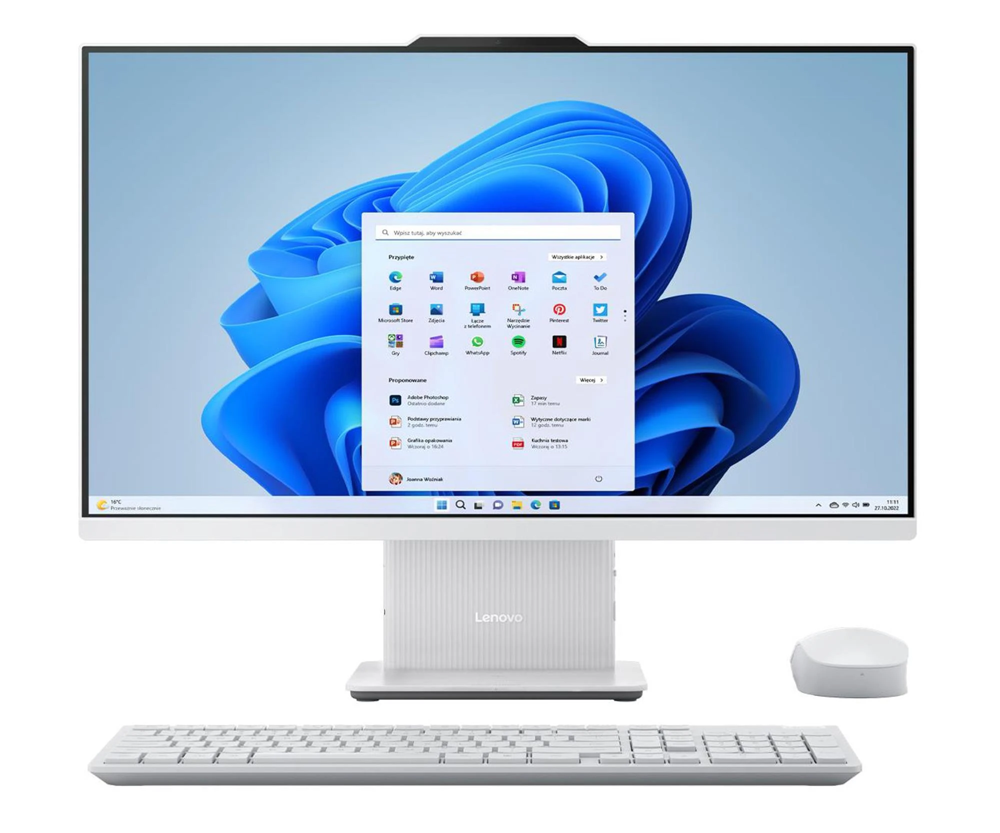 Компьютер Lenovo IdeaCentre AIO 27 Ryzen 5-7535HS/16GB/512/Win11 (F0HQ0040PB) EU