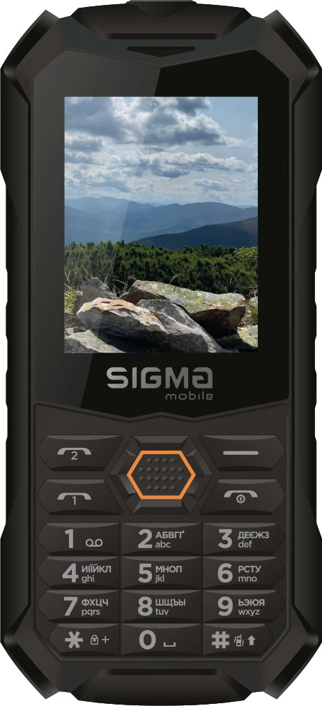 Мобільний телефон Sigma mobile X-treme PV68 Black-orange (UA)