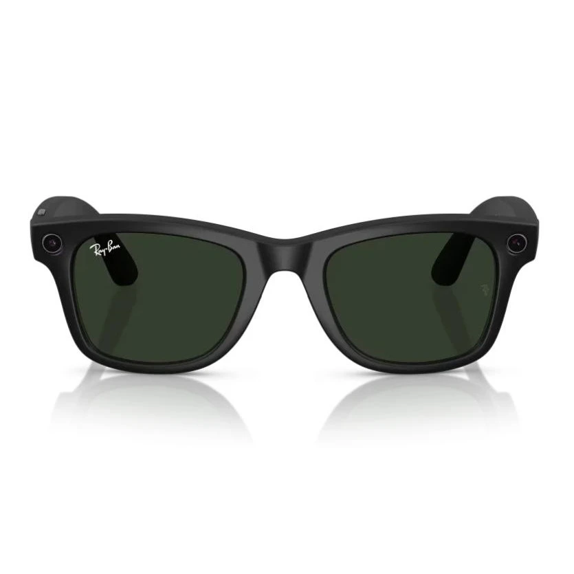 Ray-Ban Meta Wayfarer Standard - Matte Black / Clear to Graphite Green Transitions (RW4006 601S1M 50-22)