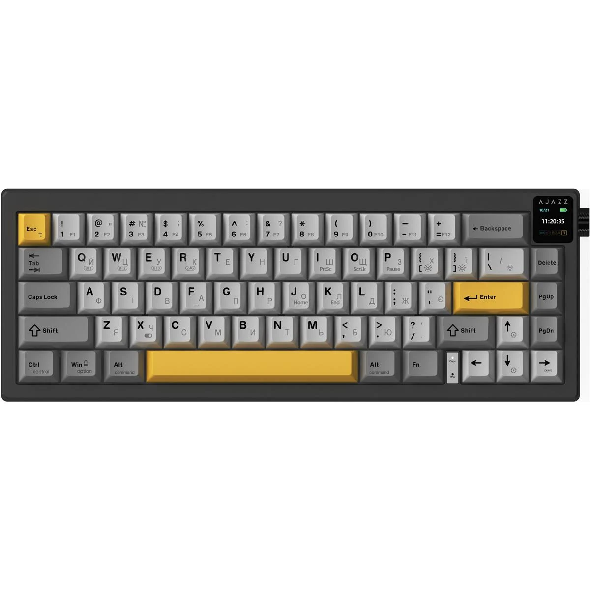 Клавиатура Ajazz AK650 Flying Fish Switch Black (AK650-FF-BGY) (UA)