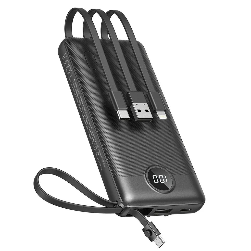 Мобільна батарея Veger C10 10000mAh, Black (1283126526848)