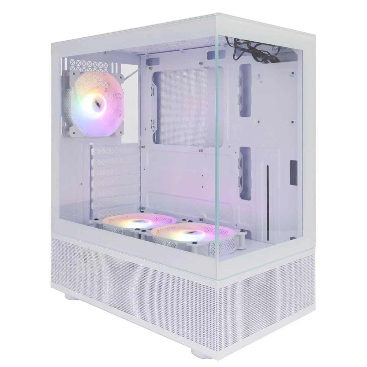 Корпус 1stPlayer Mi7-A-WH-2F7R-W-1F7-W White без БП (UA)