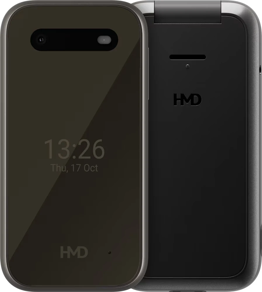Мобільний телефон HMD 2660 4G Flip DS Black (UA)
