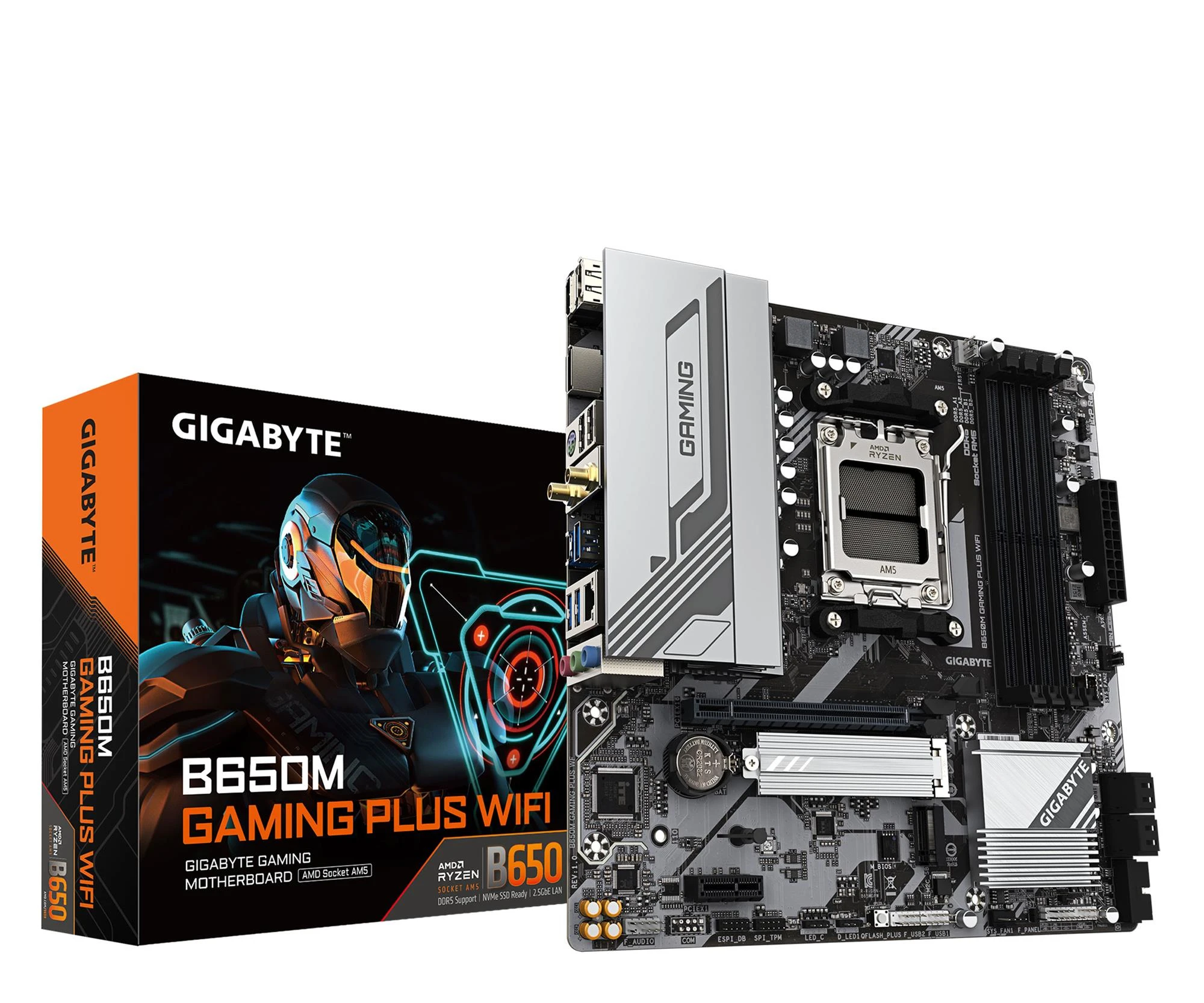 Материнська плата Gigabyte B650M GAMING PLUS WF EU
