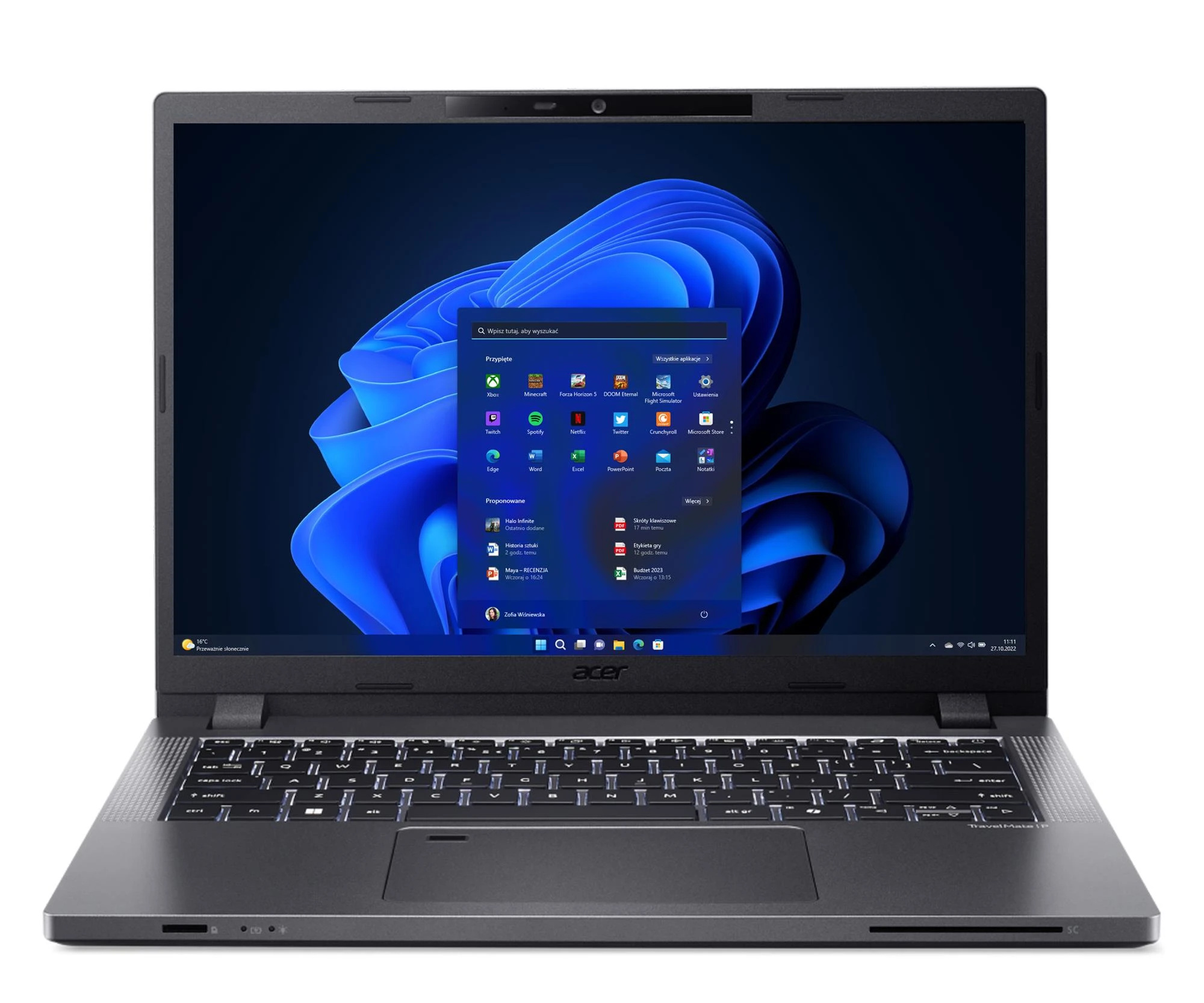 Ноутбук Acer Travel Mate P2 i5-1345U/16GB/512/Win11P (TMP214-55-G2-TCO || NX.B7SEP.004)