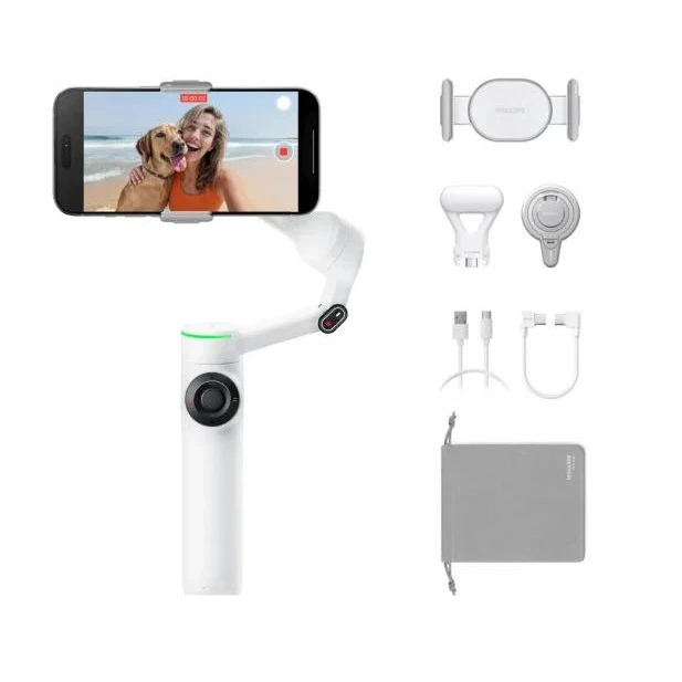 Монопод-стабілізатор Insta360 Flow 2 Pro Creator Bundle White (CINSABQ/B)