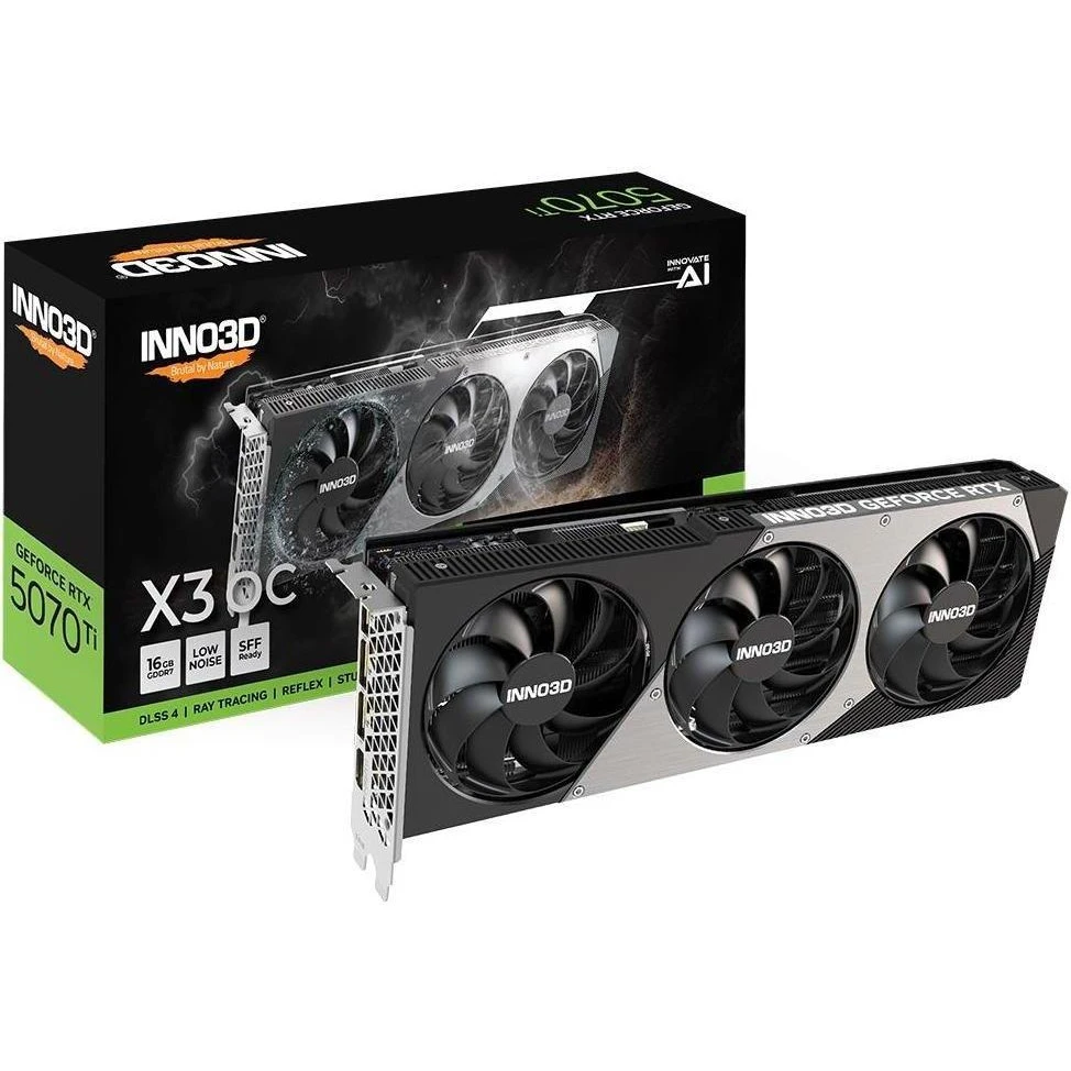 Відеокарта INNO3D GeForce RTX 5070 Ti X3 OC (N507T3-16D7X-176068N)