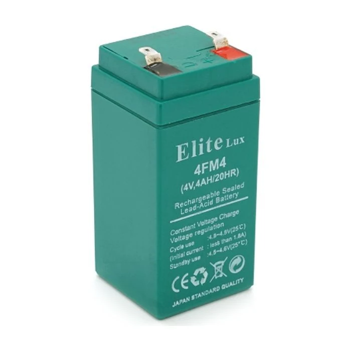 Акумуляторна батарея Elite 4V-4Ah (4FM-4) (UA)