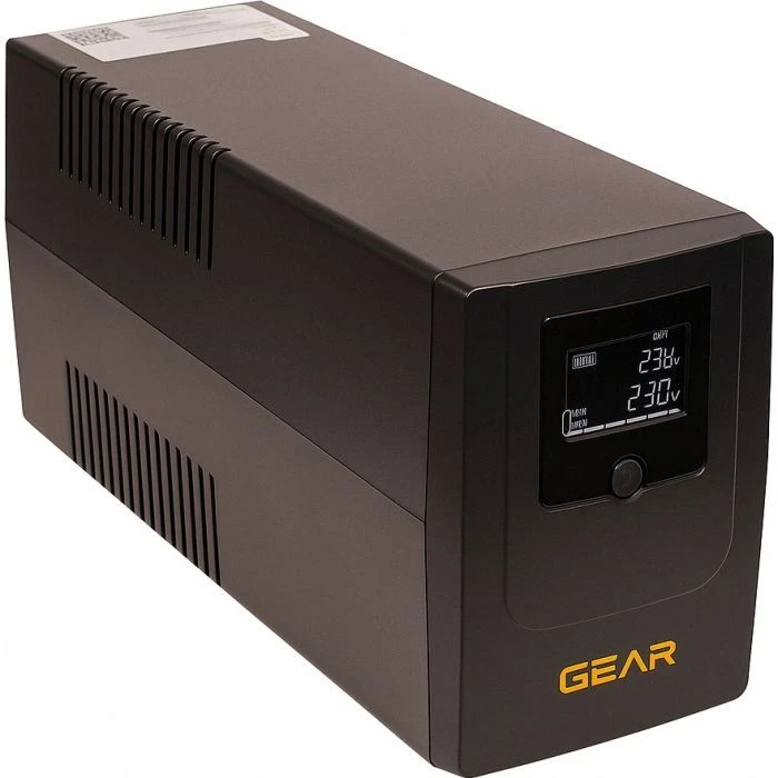 Джерело безперебійного живлення GEAR GU-1200PLCD (UA)