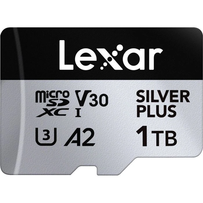 Карта пам'яті Lexar 1TB microSDXC class 10 UHS-I U3 V30 A2 Professional Silver (LMSSIPL001T-BNANG) (UA)