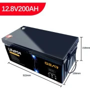 LiFePo4 GEAR 12.8V - 200Ah (GB-LiFePo4-12.8-200) (UA)