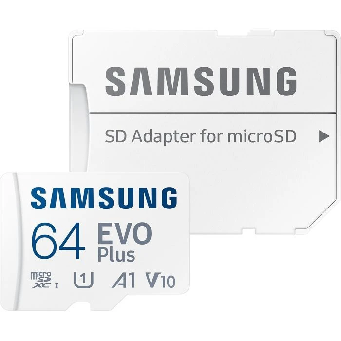 Карта пам'яті Samsung 64GB microSD class 10 UHS-I U3 V30 A2 EVO Plus (MB-MC64SA/EU) (UA)