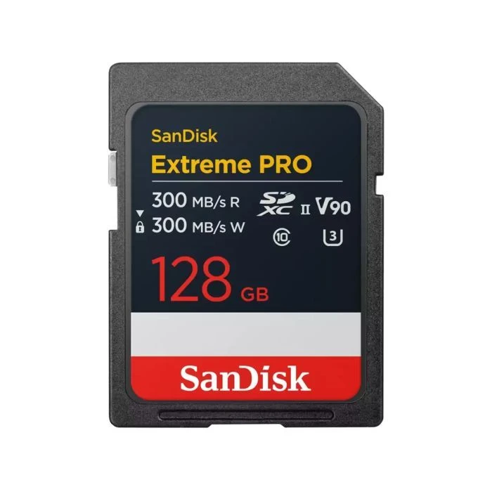 Карта пам'яті SanDisk 128GB SD class 10 UHS-II U3 V90 Extreme Pro (SDSDXDM-128G-GN4IN) (UA)