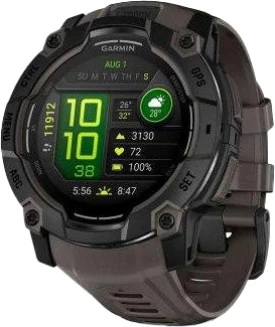 Смарт-годинники Garmin Instinct 3 50mm AMOLED Black with Charcoal Band (010-03020-00)