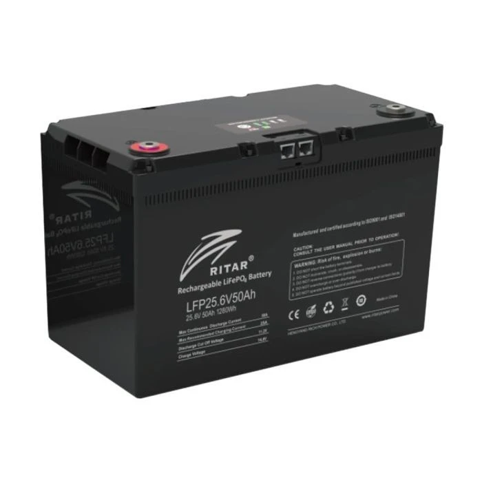 Акумуляторна батарея LiFePo4 Ritar R-LFP 25.6V 50Ah (UA)