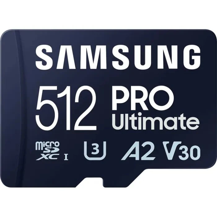 Карта пам'яті Samsung 512GB microSDXC class 10 UHS-I U3 V30 A2 Pro Ultimate (MB-MY512SA/WW) (UA)