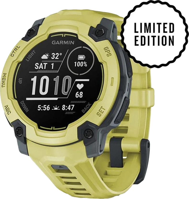 Смарт-часы Garmin Instinct E 45mm Electric Lime with Electric Lime Band (010-02933-01)