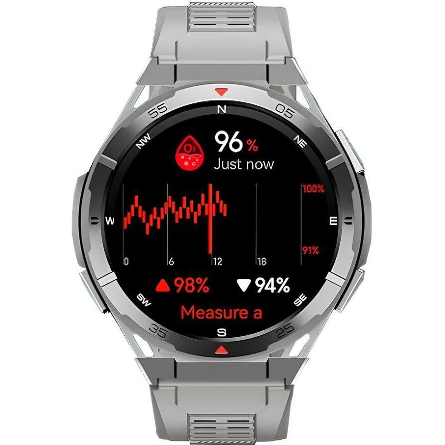 Смарт-годинники Oukitel BT12 Grey (6931940789585) (UA)