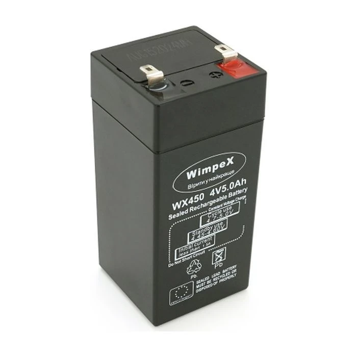 Аккумуляторная батарея Wimpex 4V-5Ah (WX450) (UA)