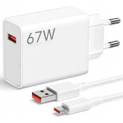 Сетевое зарядное устройство Xiaomi 67W HyperCharge Combo White Type-C cable (BHR9465EU)
