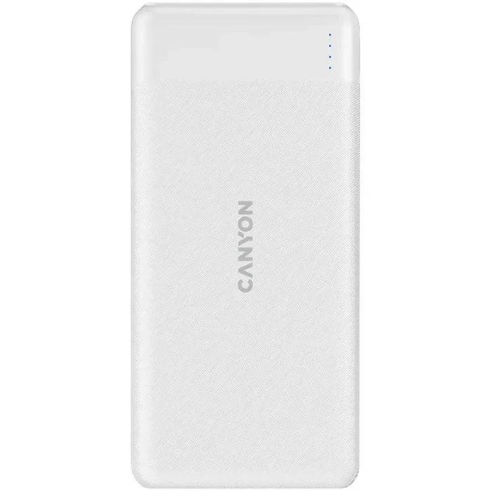 Мобільна батарея Canyon PB-109 10000 mAh PD/18W QC/3.0/20W White (CNE-CPB1009W) (UA)